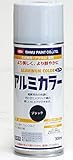 イサム　アルミカラー300ml/ブラック　塗料　イサムエアゾール スプレー