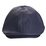 PER 子供用ハット PUレザー帽子 ベレー帽　ハンサム＆ファッション ユニセックス レトロ 紫外線 UVカット