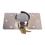 セキュリティ留め金シャックルlock- vanガレージShedドアセキュリティ南京錠&留め金セットHeavy Duty 73 mmスチールwithボルト