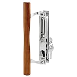 prime-line製品C 1032スライドドアハンドルセットwith木製Pull andキー C1149 1