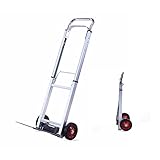 ショッピングカートトロリーフォールディングロードキング100キロポータブル倉庫、農場、工場に適しています。アルミニウム合金フレーム