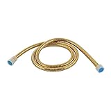 APL R150-4 Bathroom 59-Inch Extra long Stainless Steel Shower Hose, Gold [並行輸入品]