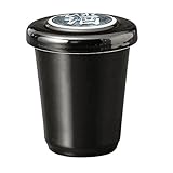 宗峰窯 陶器 ひれ酒 カップ 天目 蓋付き 140cc 359-20-463 ブラック