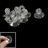 uxcell 吸盤　クリア　プラスチック　ガラスのかめ　魚のタンク　エアライン管を固定するもの　10個入り