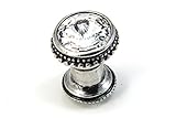 Carpe Diem Hardware 869-9C 15/16-Inch Cache Chalice Knob with Swarovski Crystals [並行輸入品]