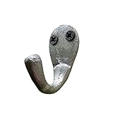 フレンチアンティーク調　アイアンシングルフック ニッケル ge05nk