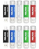 ABLAZE USBメモリ Type-C 128GB 2本セット デュアルUSB3.0＋Type-C対応 iPhone 16/15, Androidスマホ, パソコン, タブレット, Mac ノートPC対応
