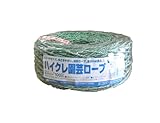 森下 園芸ロープ グリーン 太さ2mm 長さ100m