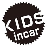 imoninn KIDS in car ステッカー　【パッケージ版】　No.39　丸型ロゴ　（黒色）