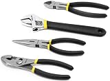Tradespro 836587 Pliers and Wrench Set, 4-Piece by Tradespro