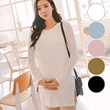 マタニティウェアスリムフィットカットソー SOT5123 FREE(フリー) WHITE(ホワイト)