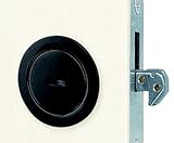 ウッドワン　引き戸後付間仕切り錠セットブラックＢ型　【ZH22B2】　ドア・引き戸＞錠ケース