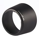 75-300mm用レンズフード ブラック プロ フェッショナル 交換用ET60レンズフード ツイストロック取り付け 屋外用 日除けフード 花形