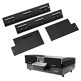 AdokeiTa ブラックストーン22インチグリドル用ウィンドガード (リアグリーストラップ) ブラックストーングリドルアクセサリー ウィンドスクリーン ブラックストーングリルアクセサリー ウィンドガード4個 防水 熱集合 節約 プロパン