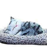 ぬいぐるみ 猫 犬 本物そっくり 景品 リアル 再現 寝そべり ネコちゃん ペット 眠り猫 犬 リアル かわいい 置物 庭 雑貨 ガーデニング 車 部屋飾り インテリア 事務室 玄関 店舗 心地よい 肌触り 小動物 癒し系 プレゼント 贈り物