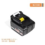 LENOGE マキタ MAKITA BL1440 互換 バッテリー 14.4V 4Ah ｍａｋｉｔａ A-56574 BL1415 194065-3 194066-1 対応 電動 電池パック 採用サム