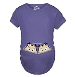 Crazy Dog T-Shirts SHIRT レディース US サイズ: XX-Large/Maternity Fit カラー: パープル