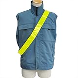 布施商店 防犯用品 安全用品 反射タスキ 1500mm イエロー TA50YL