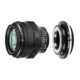 TTArtisan 75mm F1.5 M42マウント レンズ ぐるぐるボケ フルサイズ 中望遠 大口径 単焦点 レンズ + フジフイルムGFX Gマウント変換アダプター K&F Concept KF-42G 銘匠光学