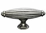 Top Knobs M148 Tuscany Collection 0.625 Inch Small T-Handle, Pewter Antique Finish [並行輸入品]