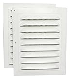 Duraflo 620812COMB Combined Gable Vent, 8-Inch X 12-Inch [並行輸入品]