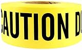 Swanson BT330YCAUDNE3 3-Inch by 300-Feet 3-MIL Barricade Tape with Caution Do Not Enter Yellow/Black