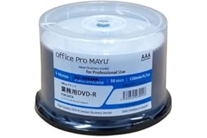 新 業務用 DVD-R Officeブランド 耐水・光沢写真画質（ウォーターシールド） 16倍速 4.7GB 50枚 (DR47JW600LD-AAA50 50枚スピンドル×1) …