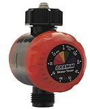 Dramm 15041 ColorStorm Premium Water Timer, Red [並行輸入品]