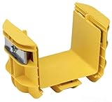 Panduit FiberRunner 4x4 QuikLock Coupler - Cable raceway joint coupler - yellow