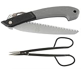 BambooMN Brand - Okatsune Folding Garden, Bonsai & Ikebana Saw and Trimming Shear [並行輸入品]
