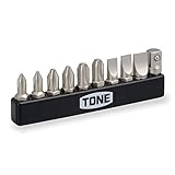 トネ(TONE) ドライバー&アダプタービットセット BTPM10S ビット差込 &6.35mm(1/4") 内容10点
