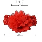 ベビー ヘアバンド 子供 髪飾り お宮まいりで使用 ヘッドドレス お祭りで甚平と合わせて 記念写真 初節句に ベビー用品 新生児 赤ちゃん 出産祝い（6色選択可能）