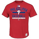 MLBメンズAuthenticコレクションチームプロパティTシャツ( M、Philadelphia Phillies )
