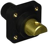 Hubbell HBLFRBBK Single Pole Female Bus Receptacle 300/400 amp Black [並行輸入品]