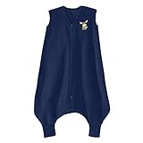 HALO Big Kids Sleepsack Micro Fleece Wearable Blanket, Blue Moose, 2-3T by HALO [並行輸入品]