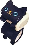 ねこのロールペーパーホルダー クロ