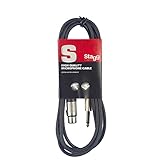 Stagg 20ft. Standard Mic Cable - XLR/Phone Plug by Stagg