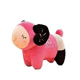 ユニーク羊ぬいぐるみコットン抱き締めたくなるようなスマイル羊ホームデコ会社GiftFushcia