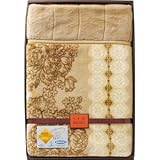 『ご挨拶 内祝 お返し 結婚内祝 出産内祝 引越などに人気の商品』　ニューベーシック　抗菌防臭加工マイヤー合わせ毛布　ベージュ　【のし・包装可】