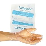 Amercare Foodguard HDPE使い捨て手袋、パウダーフリー、Extra Large , Case of 10 , 000