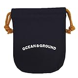 OCEAN＆GROUND オーシャンアンドグラウンド コットン巾着小 OCEAN＆GROUND ネイビー