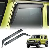 Syncnika 4枚 ドアバイザー スズキ対応 エブリイ DA17V/DA17W ドアサイドバイザー 窓サンバイザー 自動車バイザー 雨よけ 日よけ 車アクセサリー カーパーツ