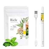 Bicle CBD リキッド ベイプ 30% スターターセット 【医療機関取扱】1mL 300mg (OGクシュ＋メンソール) 電子タバコ カートリッジ CBD 高濃度 禁煙 510禁煙 ノンニコチン ノンタール 水蒸気タバコ