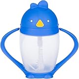 lollacup ひよこ ストローマグカップ ブルー 9ヶ月頃から 296ml made in USA [並行輸入品]