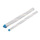 DealMux 16PCS 200ミリメートルX 12ミリメートル24PフレキシブルフラットケーブルFFC FPCワイヤーAWM 20624 60V