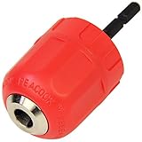 E-Value カラー キーレスドリルチャック 10mm EDCK-01NR 赤