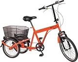 TRUSCO(トラスコ) 構内・災害時用ノーパンク三輪自転車 "ハザードランナートライ" THR5503