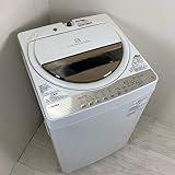東芝 全自動洗濯機 6kg ステンレス槽 風呂水ポンプ付 グランホワイト AW-6G5(W) AW-6G5(W)