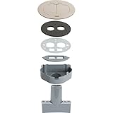 item332554メタル床ボックスカバー – デュアルサービス – ステンレススチール