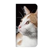 mitas iPhone4s ケース 手帳型 ベルトなし ネコ 猫 B (71)NB-0226-B/iPhone4s